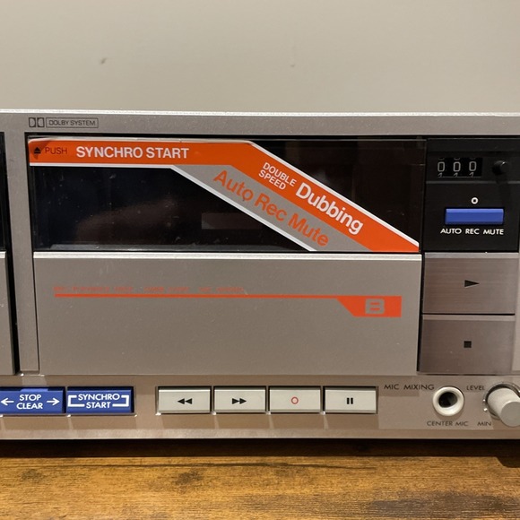 JVC KD-W5 Stereo Double Cassette Deck Tested and Working - Picture 5 of 11